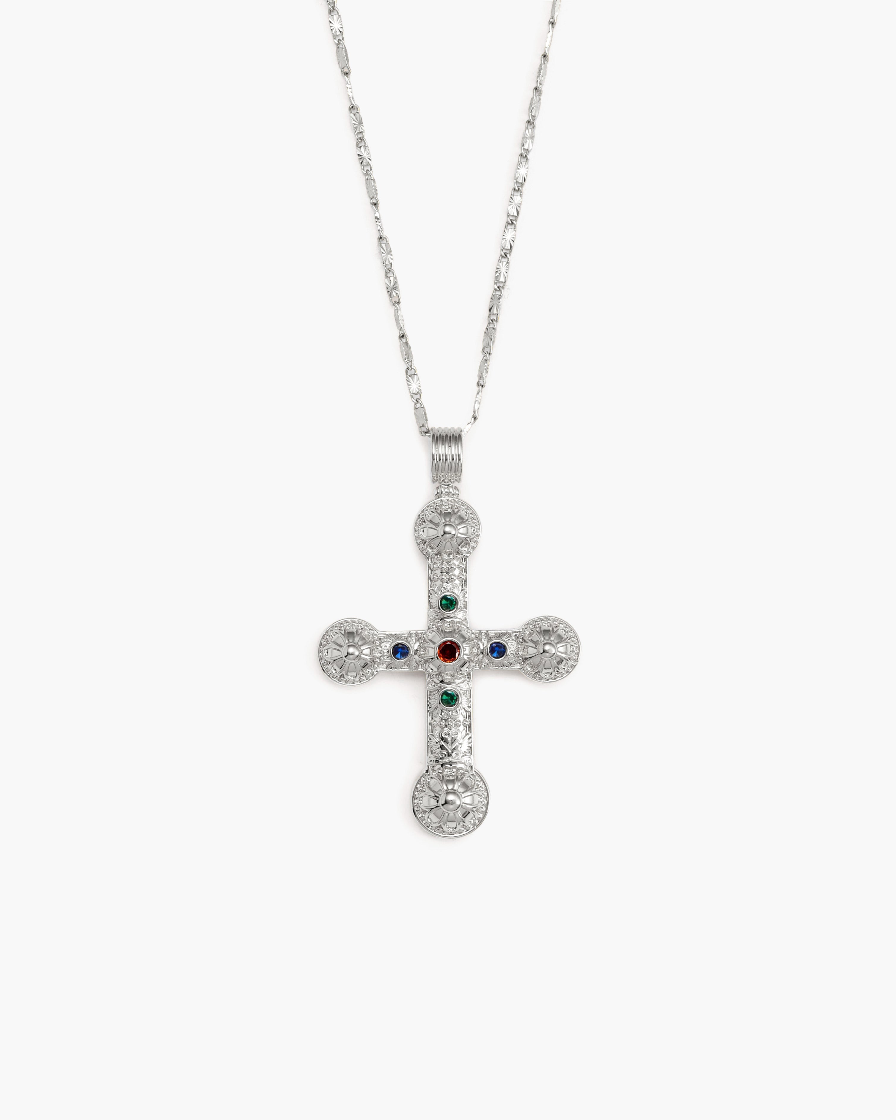 XL Cross Chain in Silver