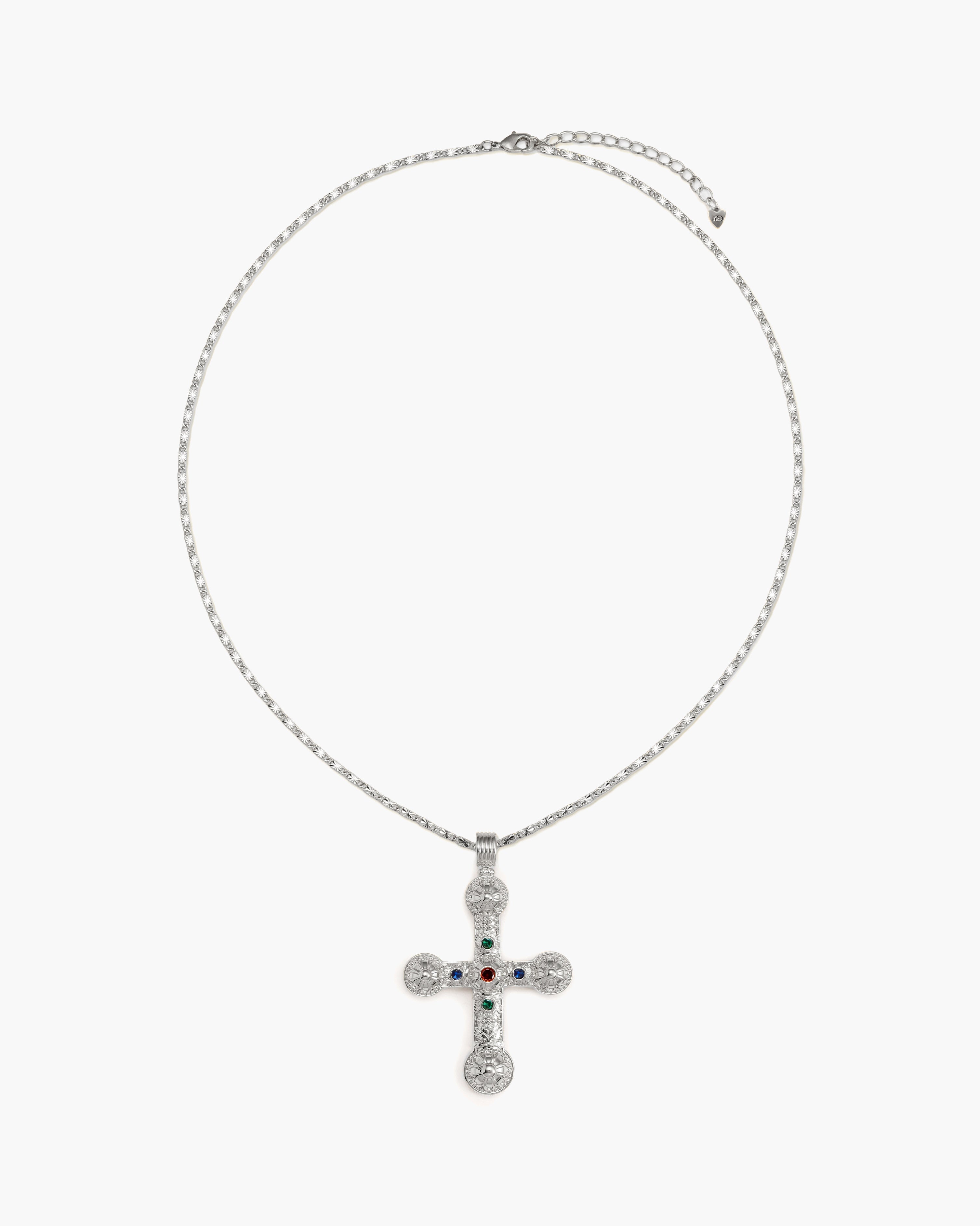 XL Cross Chain in Silver